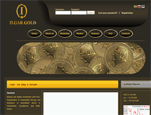 Tablet Screenshot of ilgargold.com